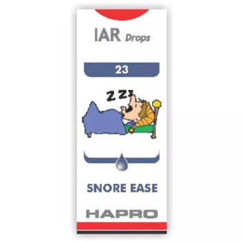 Hapro IAR (Insta Action Range Drops) DROP NO - 23 Snore Ease (30ml)