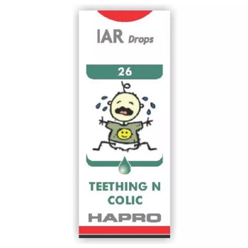 Hapro IAR (Insta Action Range Drops) DROP NO - 26 Teeth-N-Colic (30ml)