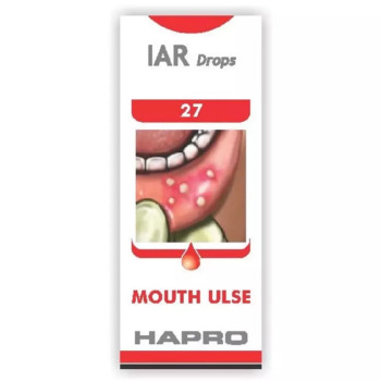 Hapro IAR (Insta Action Range Drops) DROP NO - 27 Mouth Ulse (30ml)