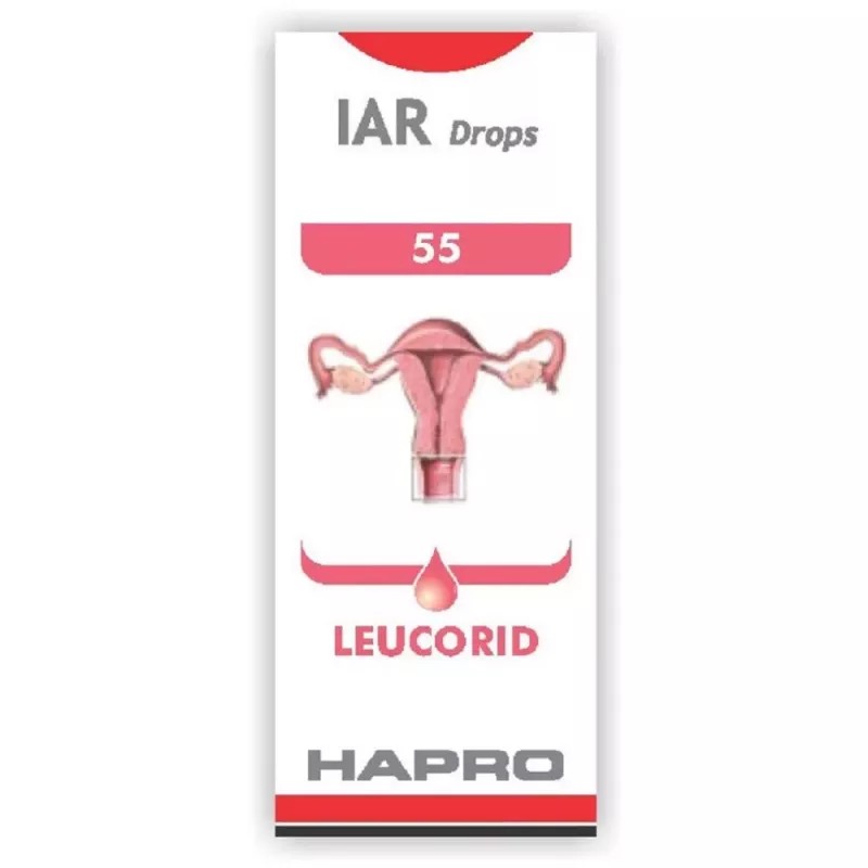 Hapro IAR (Insta Action Range Drops) Drop No - 55 Leucorid (30ml)