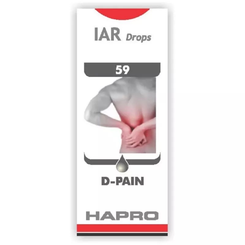 Hapro IAR (Insta Action Range Drops) Drop No - 59 D-Pain (30ml)