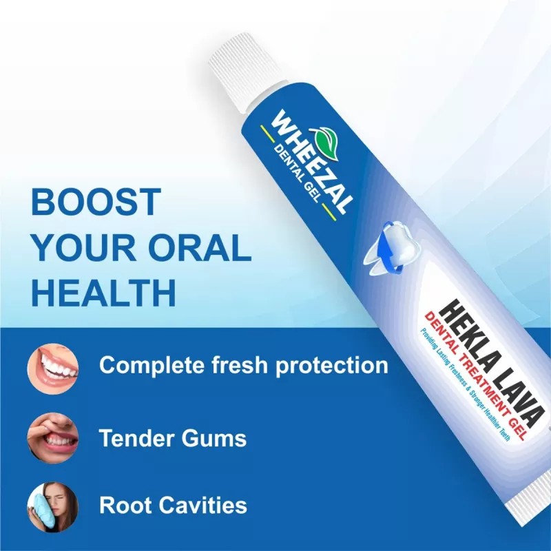 Wheezal Hekla Lava Dental Gel (100g)