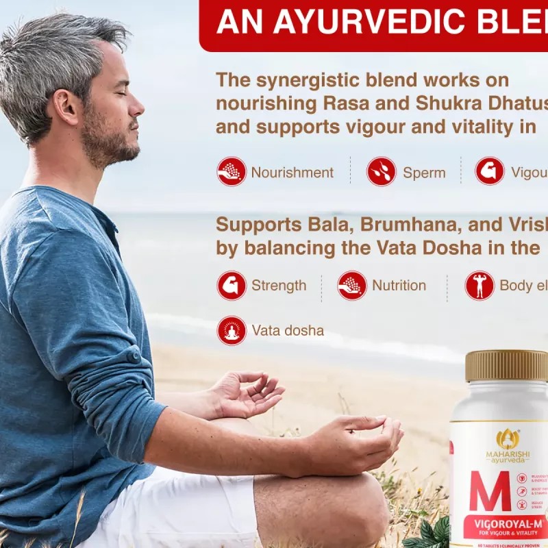Maharishi Ayurveda Vigoroyal-M Tablets (10tab)