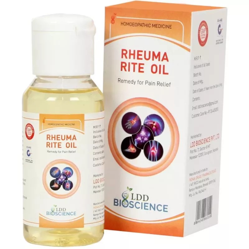 LDD Bioscience Rheuma Rite Pain Releif Oil (60ml)