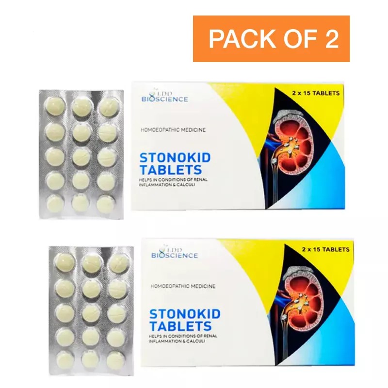 LDD Bioscience Stonokid Tablets (15tab, Pack of 2)