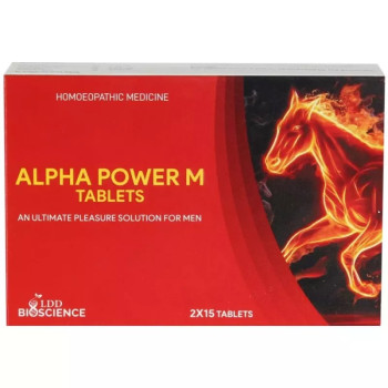 LDD Bioscience Alpha Power M Tablet (15tab, Pack of 2)