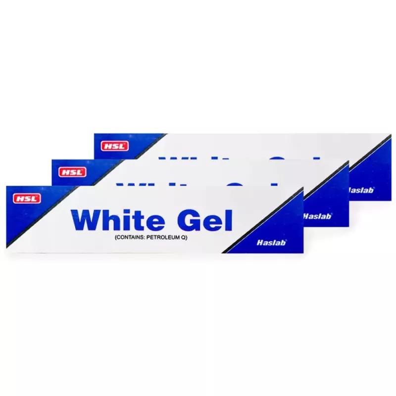 Haslab White Gel (25g, Pack of 3)