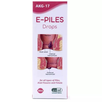 Excel E Piles Drops (30ml)