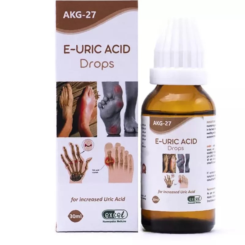 Excel E Uric Acid Drops (30ml)