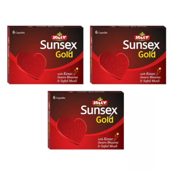 Jolly Sunsex Gold Capsules (6cap, Pack of 3)