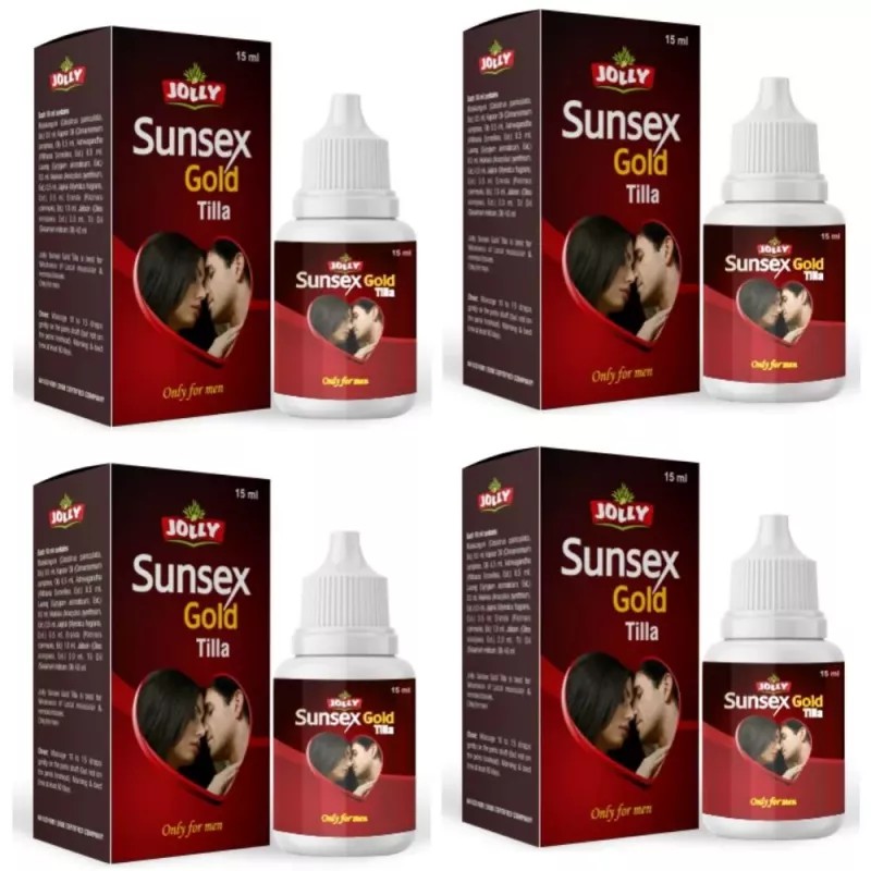 Jolly Sunsex Gold Oil (15ml, Pack of 4)
