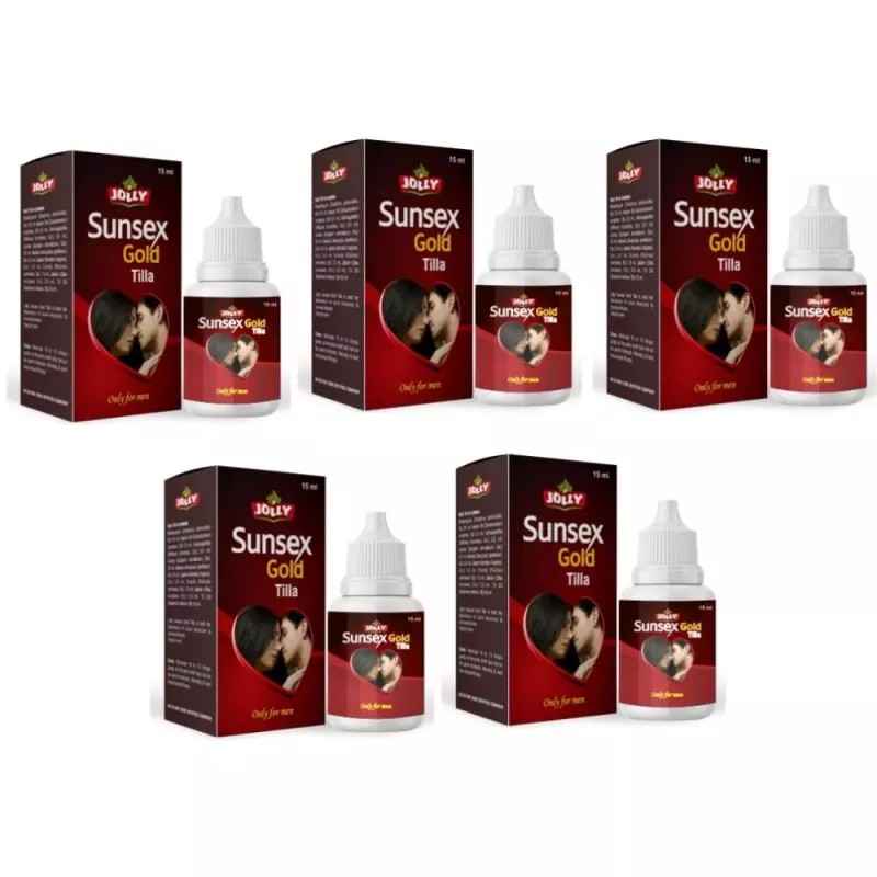 Jolly Sunsex Gold Oil (15ml, Pack of 5)