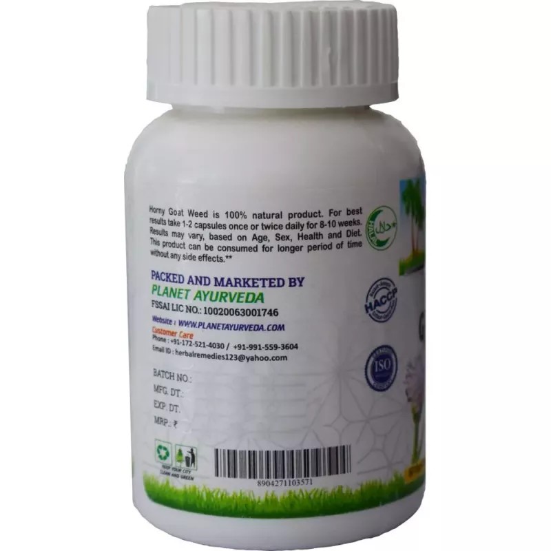 Planet Ayurveda Horny Goat Weed (60caps)