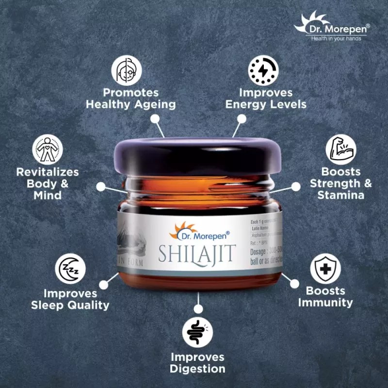 Dr Morepen Natural & Pure Shilajit Resin (15g)