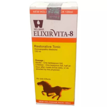 Dr Wellmans Elixir Vita 8 Syrup (120ml)