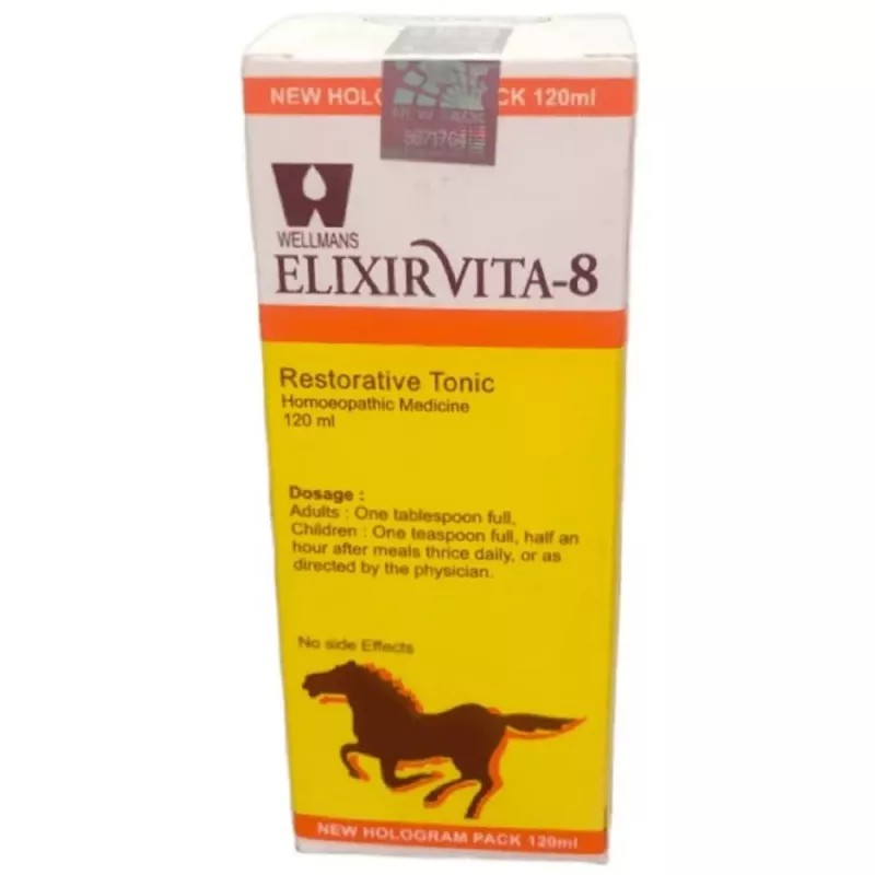 Dr Wellmans Elixir Vita 8 Syrup (120ml)