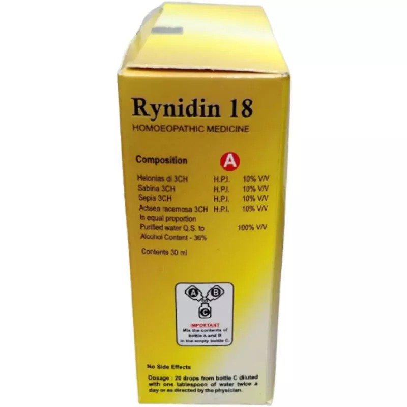 Dr Wellmans Rynidin 18 Drops (60ml)