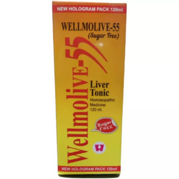 Dr Wellmans Wellmolive 55 SF Liver Tonic (120ml)