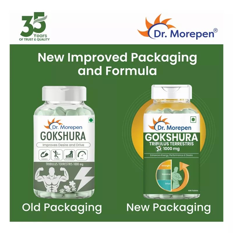 Dr Morepen Gokshura 1000Mg Tablets (60tab)