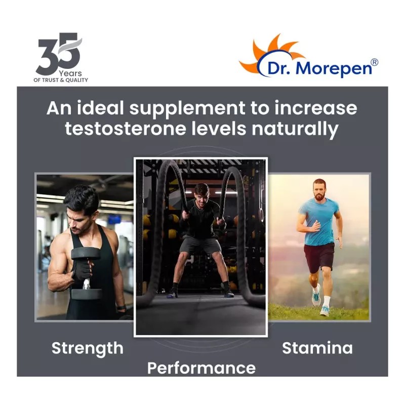 Dr Morepen Testo Boost Tablets For Men (60tab)