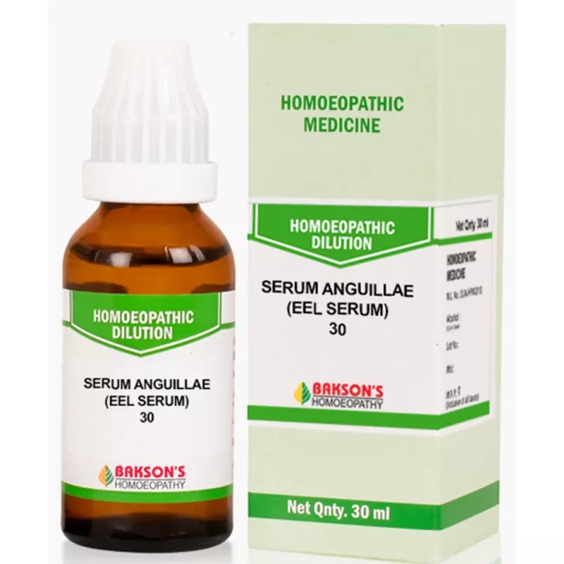 Bakson Serum Anguillae (Eel Serum) 30 CH (30ml)