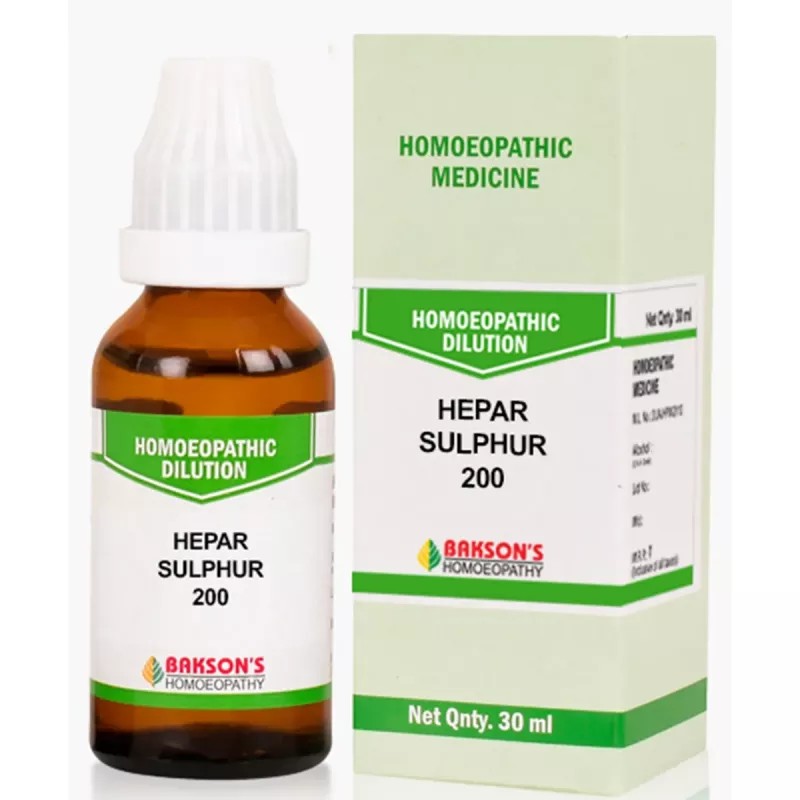 Bakson Hepar Sulphur 200 CH (30ml)