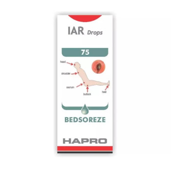 Hapro IAR (Insta Action Range Drops) Drop No - 75 Bedsoreze (30ml)