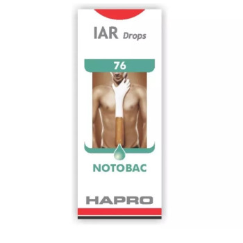 Hapro IAR (Insta Action Range Drops) Drop No - 76 Notobac (30ml)