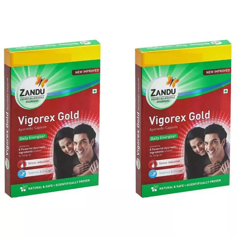 Zandu Vigorex Gold Capsules (10caps, Pack of 2)