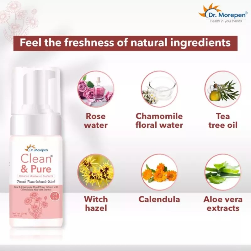 Dr Morepen Pure & Natural Rose Water Spray (100ml)