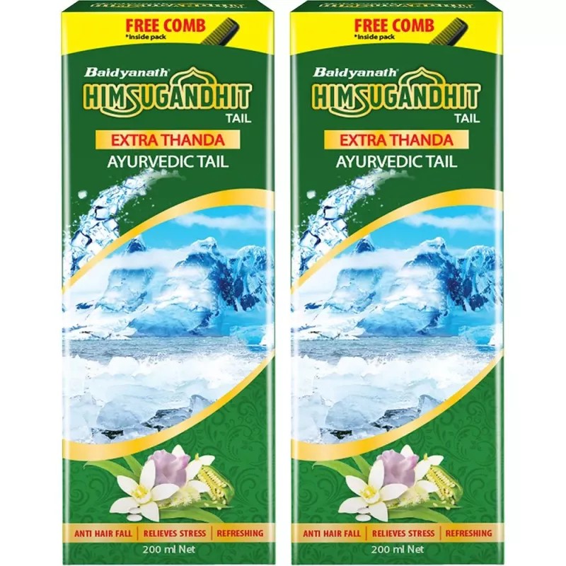 Baidyanath Ayurved Himsugandhit Tail (200ml, Pack of 2)