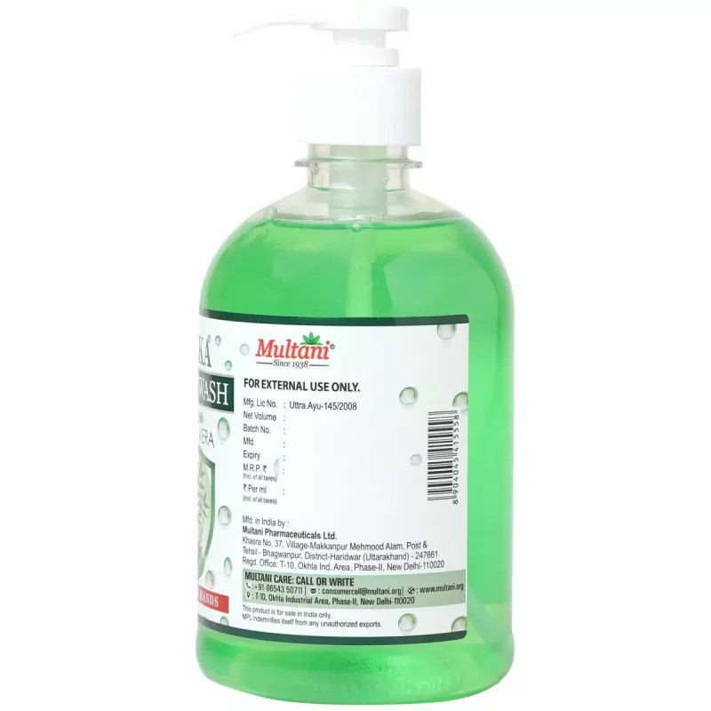 Multani Kuka Neem & Aloevera Hand Wash (500ml, Pack of 3)