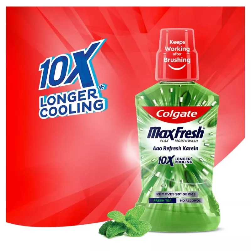 Colgate Maxfresh Plax Mouth Wash Fresh Tea (250ml)