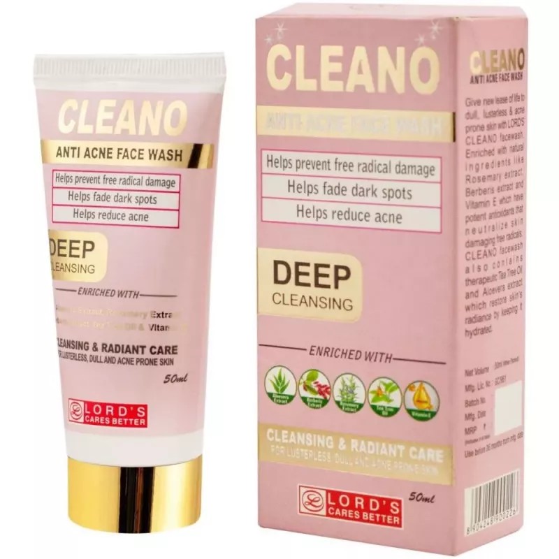 Lords Cleano Facewash (New Pack) (50ml)