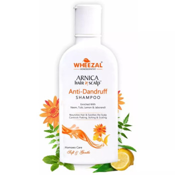 Wheezal Arnica Hair N Scalp Anti-Dandruff Shampoo (100ml)