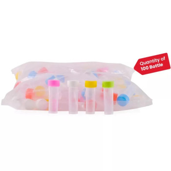 PPW Homeopathic Two Dram (2 Dram) Transperant Plastic Bottles(High quality) (100pcs)