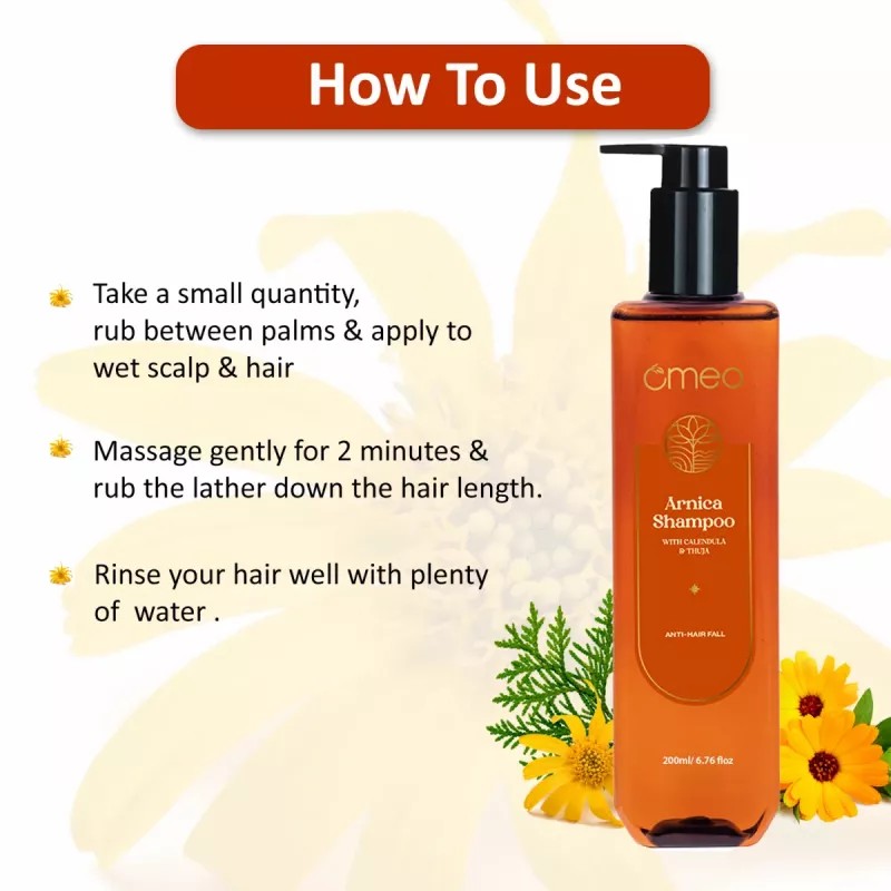 Omeo Arnica Shampoo (200ml, Pack of 2)