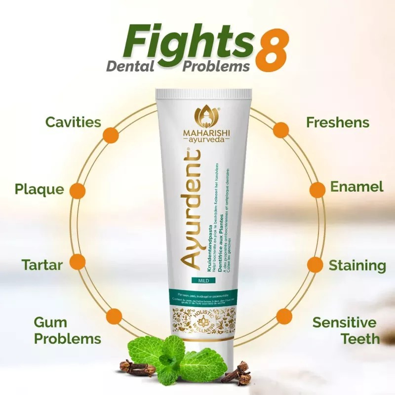 Maharishi Ayurveda Ayurdent Mild Toothpaste (75ml)