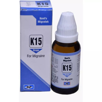 Kent Pharmaceuticals K15 For Migraine (30ml)