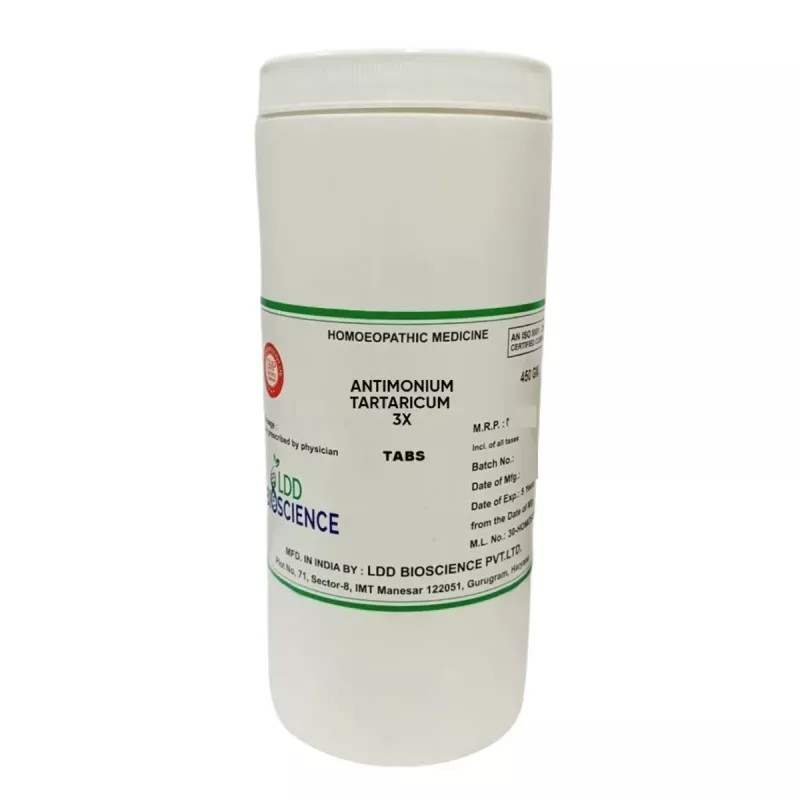 LDD Bioscience Antimonium Tartaricum 3X (450g)