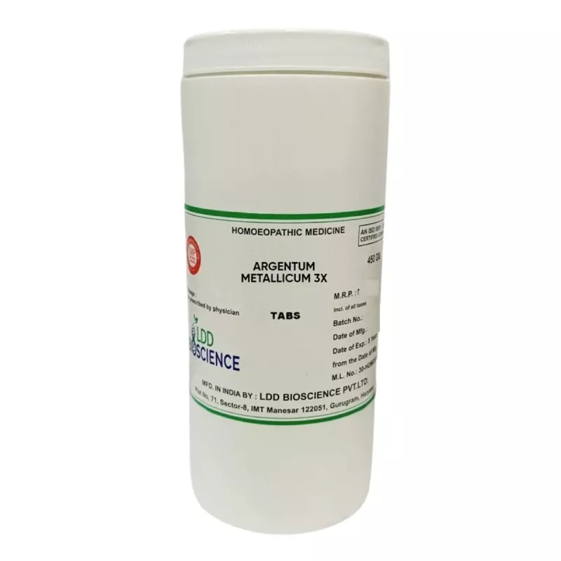 LDD Bioscience Argentum Metallicum 3X (450g)