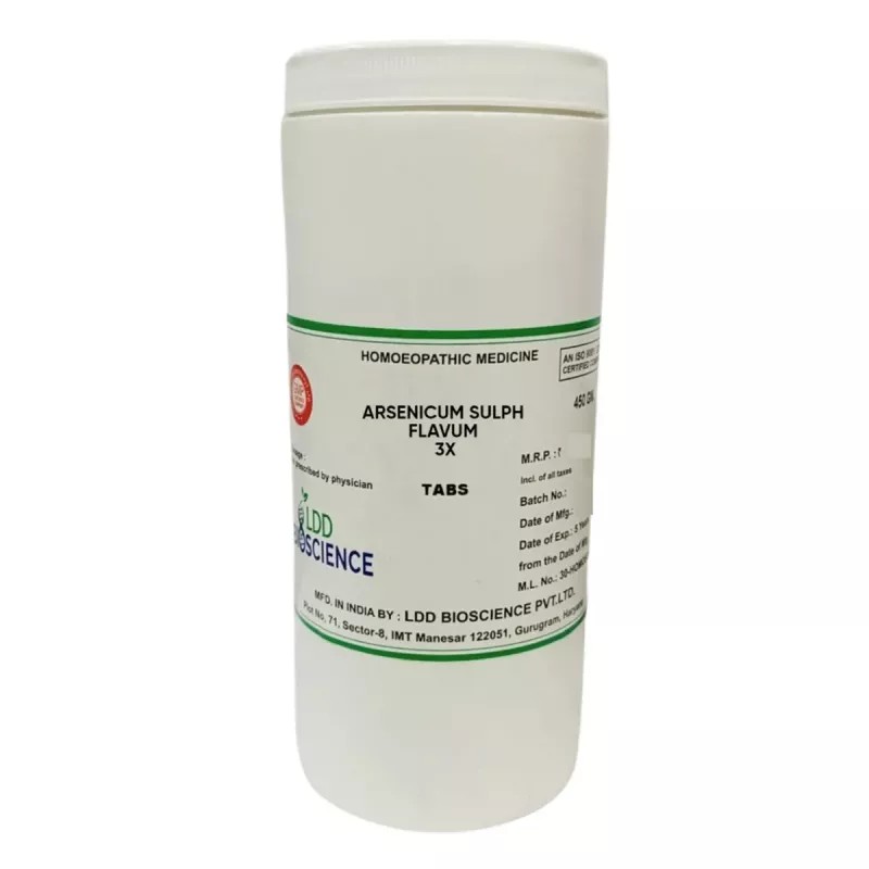 LDD Bioscience Arsenicum Sulph Flavum 3X (450g)