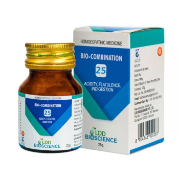 LDD Bioscience Bio Combinations 25 Acidity,Flatulence,Indigestion (25g)