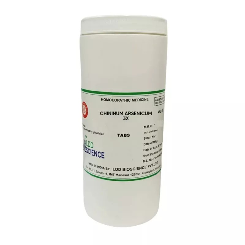 LDD Bioscience Chininum Arsenicum 3X (450g)