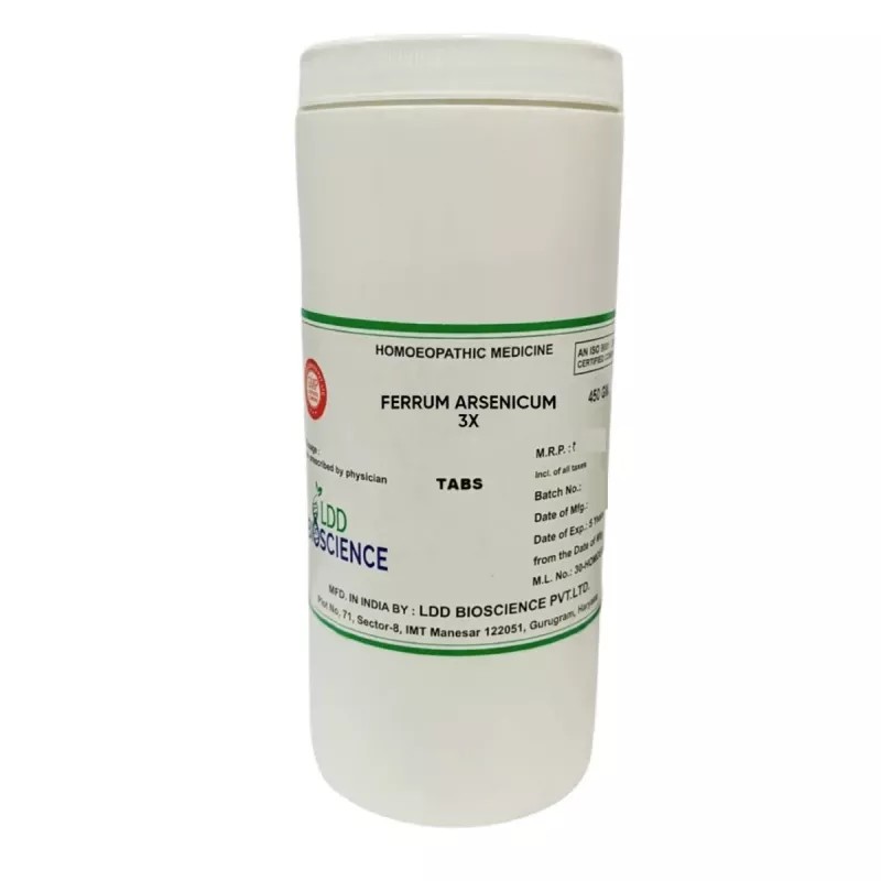 LDD Bioscience Ferrum Arsenicum 3X (450g)