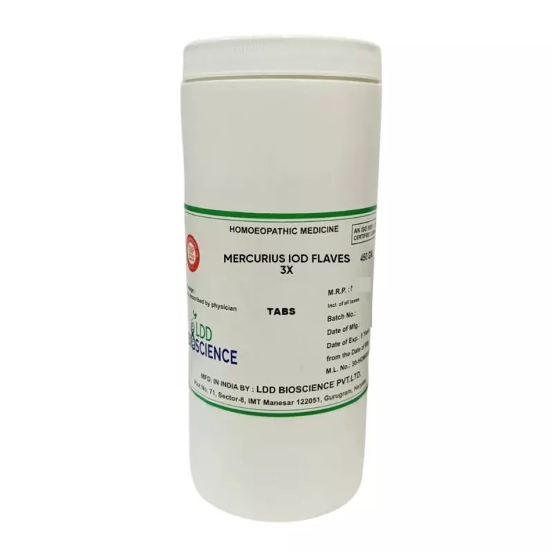 LDD Bioscience Mercurius Iod Flaves 3X (450g)