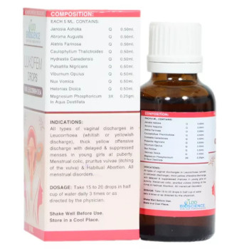 LDD Bioscience Lukofem Drops For Leucorrhoea (30ml)