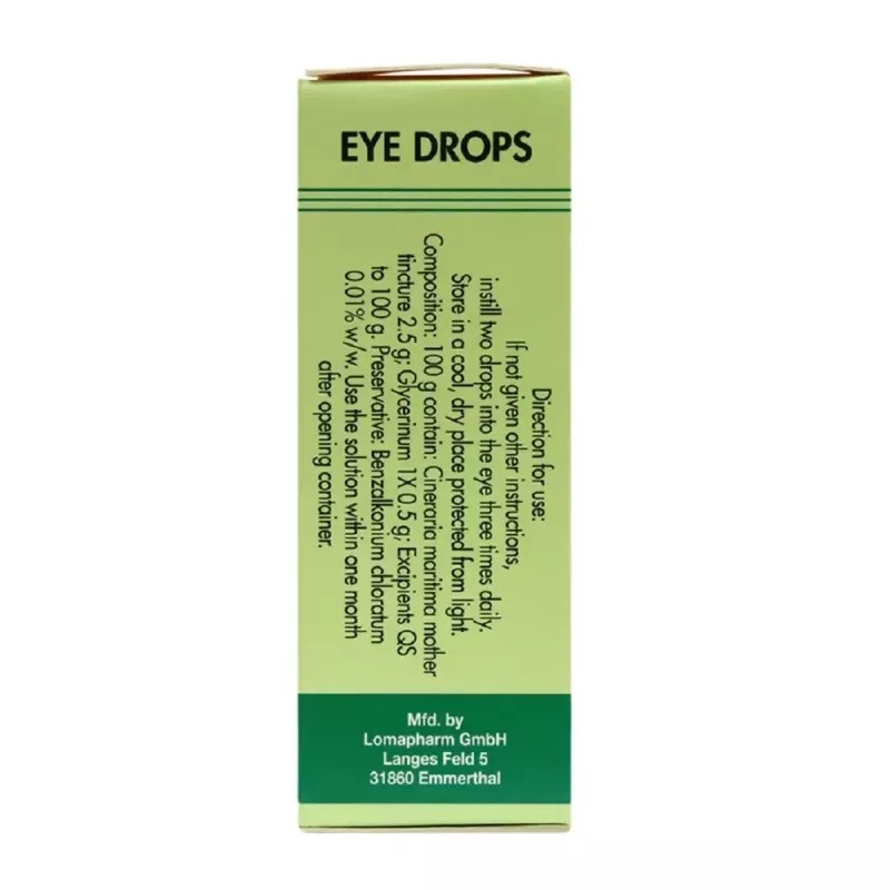 Willmar Schwabe Germany Cineraria Maritima Eye Drops (Alcohol Free) (10ml)