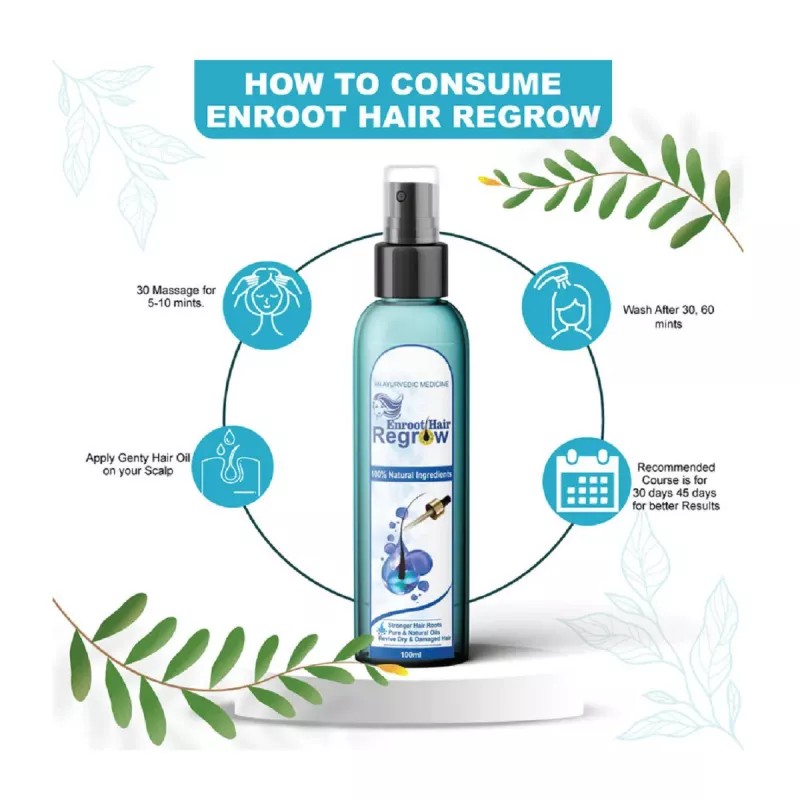 Divya Shree Enroot Hair Regrow Oil (100ml)