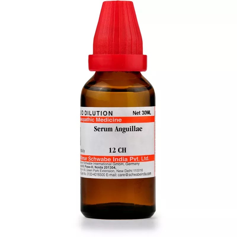 Willmar Schwabe India Serum Anguillae 12 CH (30ml)
